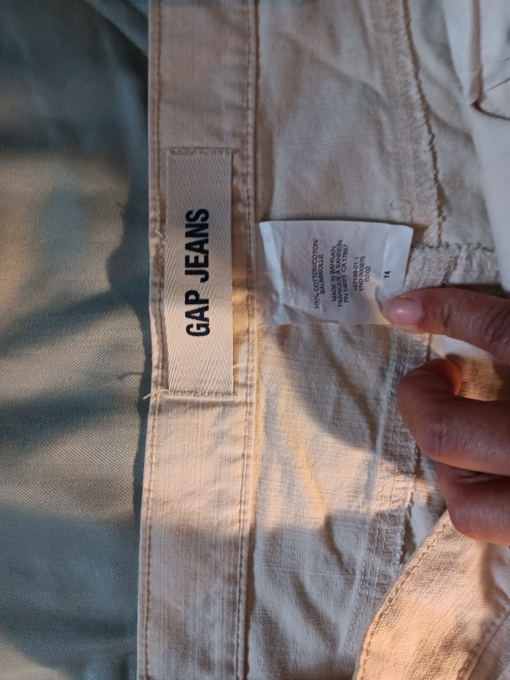 GAP Cream Midi Skirt